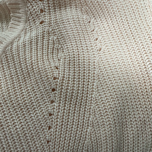 Jon & Anna Blush Pink Cropped Knit Sweater - Picture 6 of 6